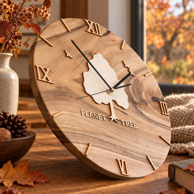 Planet Tree Wanduhr