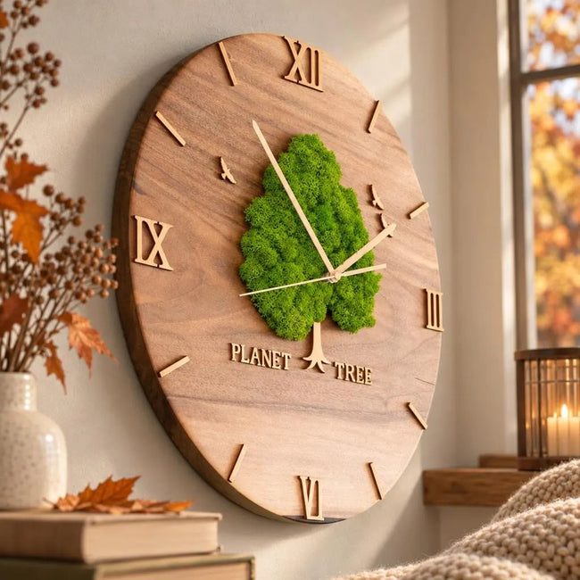 Planet Tree Wanduhr