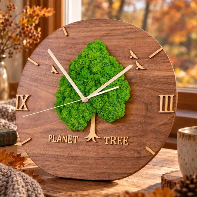 Planet Tree Wanduhr