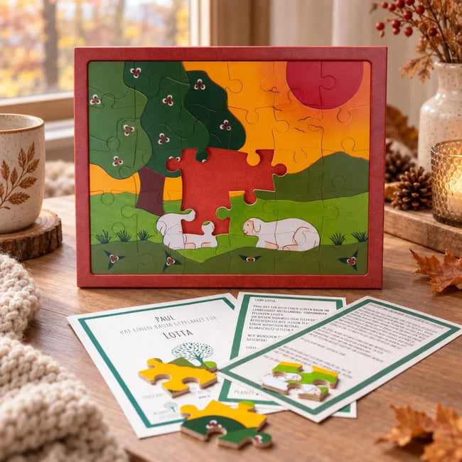 Puzzle Schafe auf der Weide