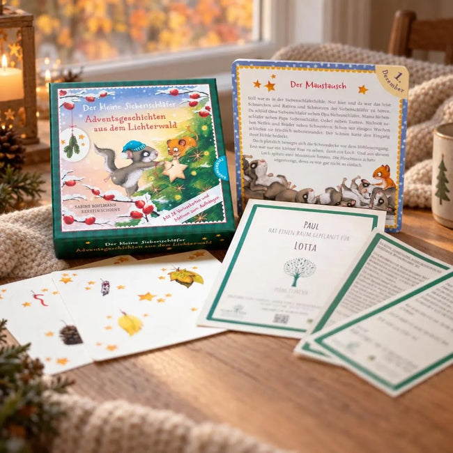 Adventskalender-Box vom kleinen Siebenschläfer