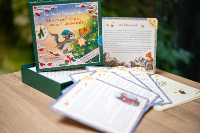 Adventskalender-Box vom kleinen Siebenschläfer