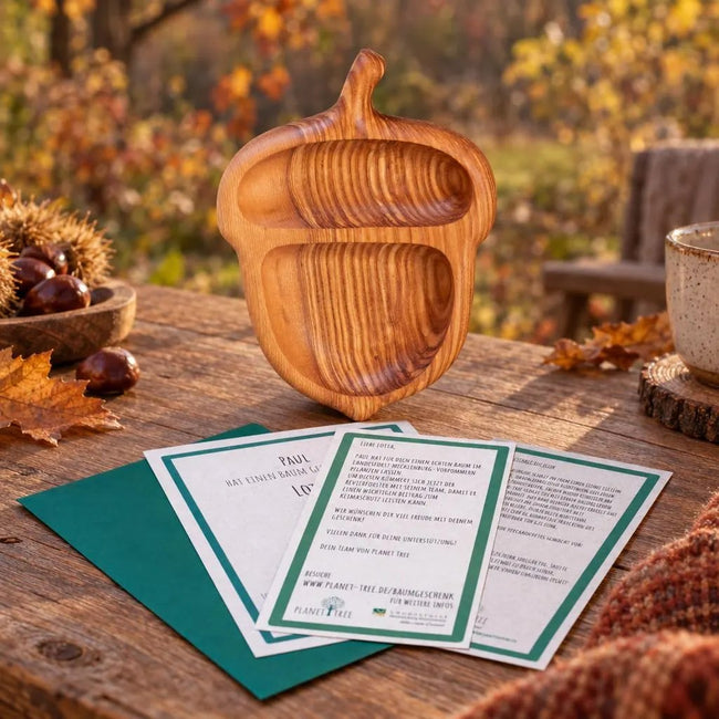 Handgefertigte Holzschale aus Esche