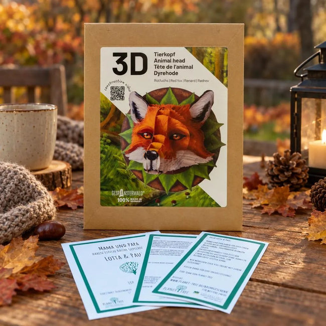 3D Tierkopf Fuchs