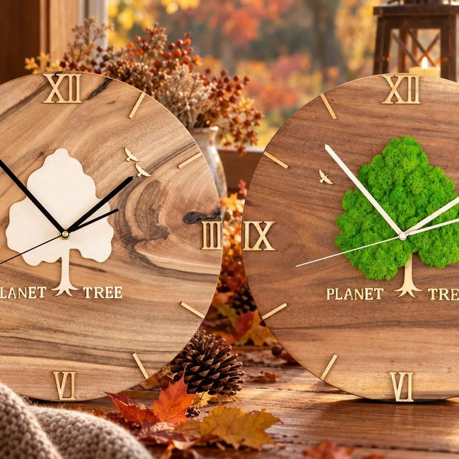 Planet Tree Wanduhr