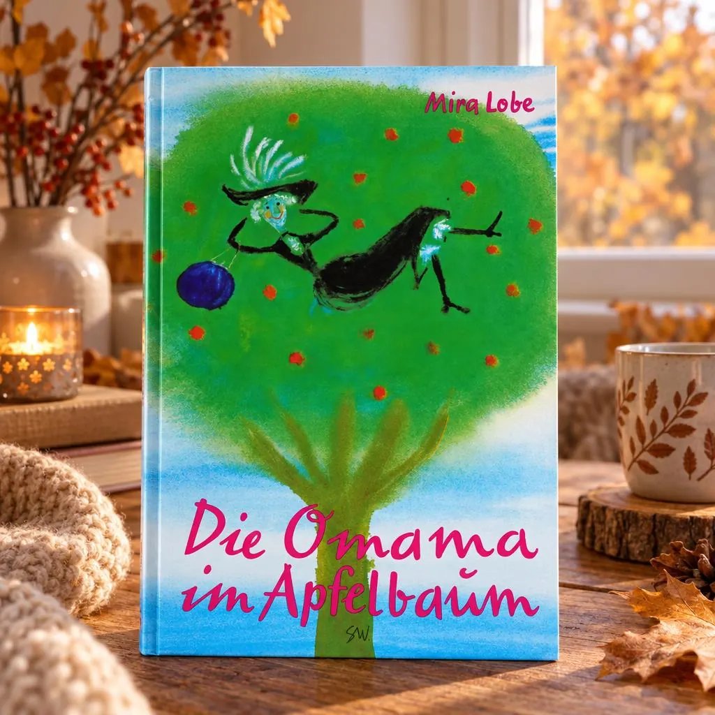Die Omama im Apfelbaum