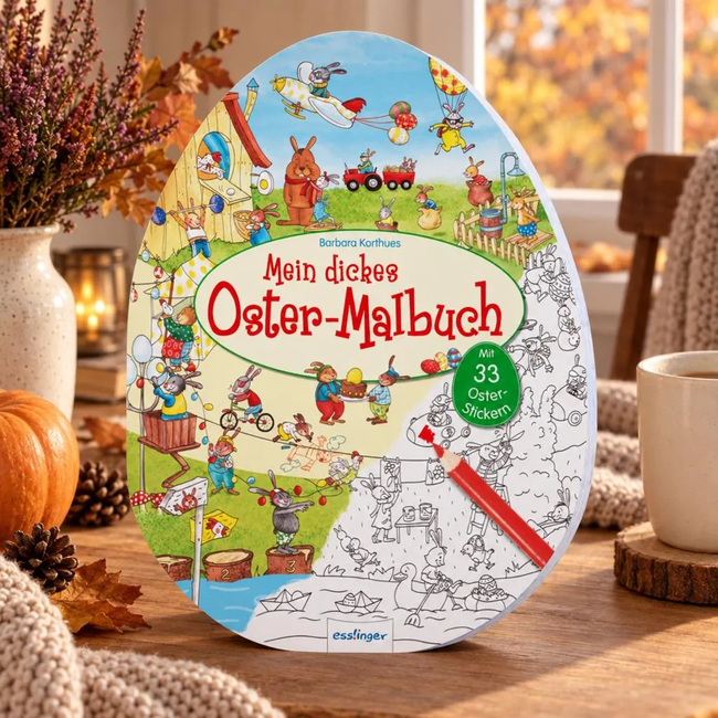 Mein dickes Oster-Malbuch