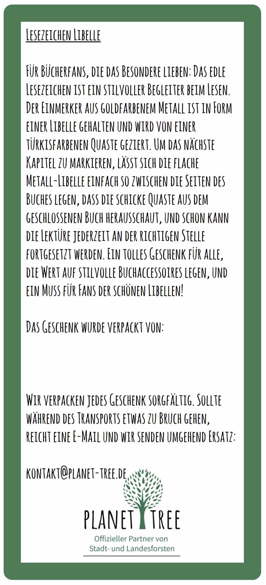 Lesezeichen aus Metall - Libelle, Eule oder Ginkgo