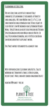 Flachmann aus Edelstahl mit Holz