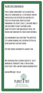 Schneidebrett Erle mit Messer