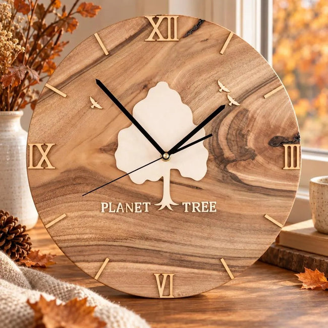 Planet Tree Wanduhr