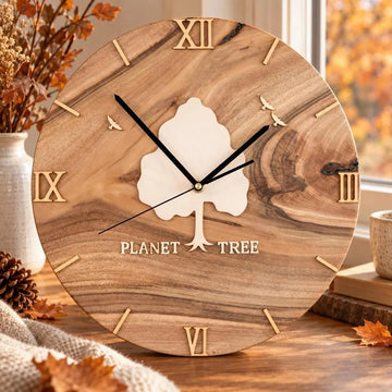 Planet Tree Wanduhr