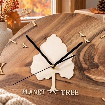 Planet Tree Wanduhr