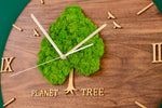 Planet Tree Wanduhr