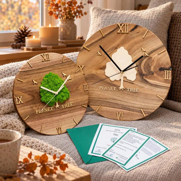 Planet Tree Wanduhr