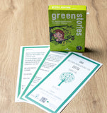 Green Stories - 50 abenteuerliche Rätsel aus wilden Wäldern - Kartenset plus Baumspende in deutschem Landesforst