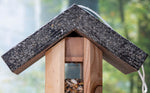 Futterhaus aus Holz zum Aufhängen - Geschenk plus Baumspende in deutschem Landesforst