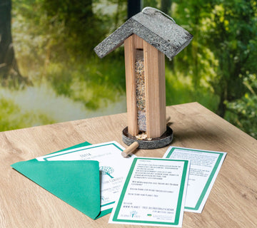 Futterhaus aus Holz zum Aufhängen