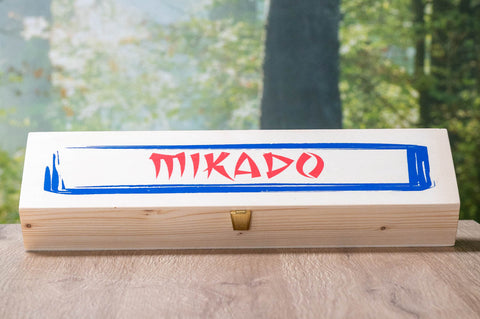 Mikado - Spiel plus Baumspende in deutschem Landesforst