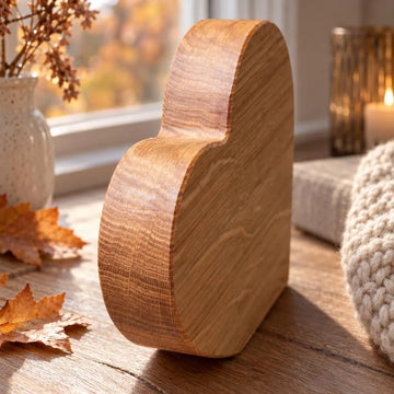 Personalisiertes Herz aus Holz