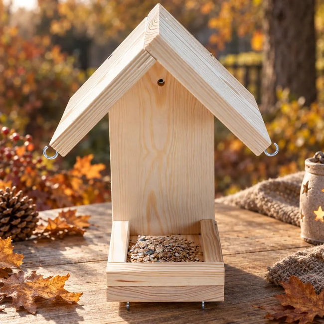 Futterhaus aus Holz