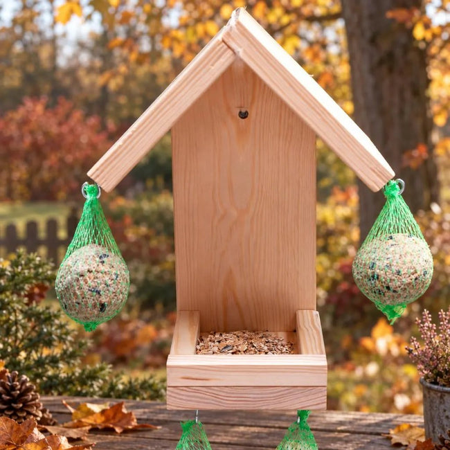 Futterhaus aus Holz
