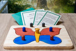 Greifpuzzle Schmetterling - Spiel plus Baumspende in deutschem Landesforst