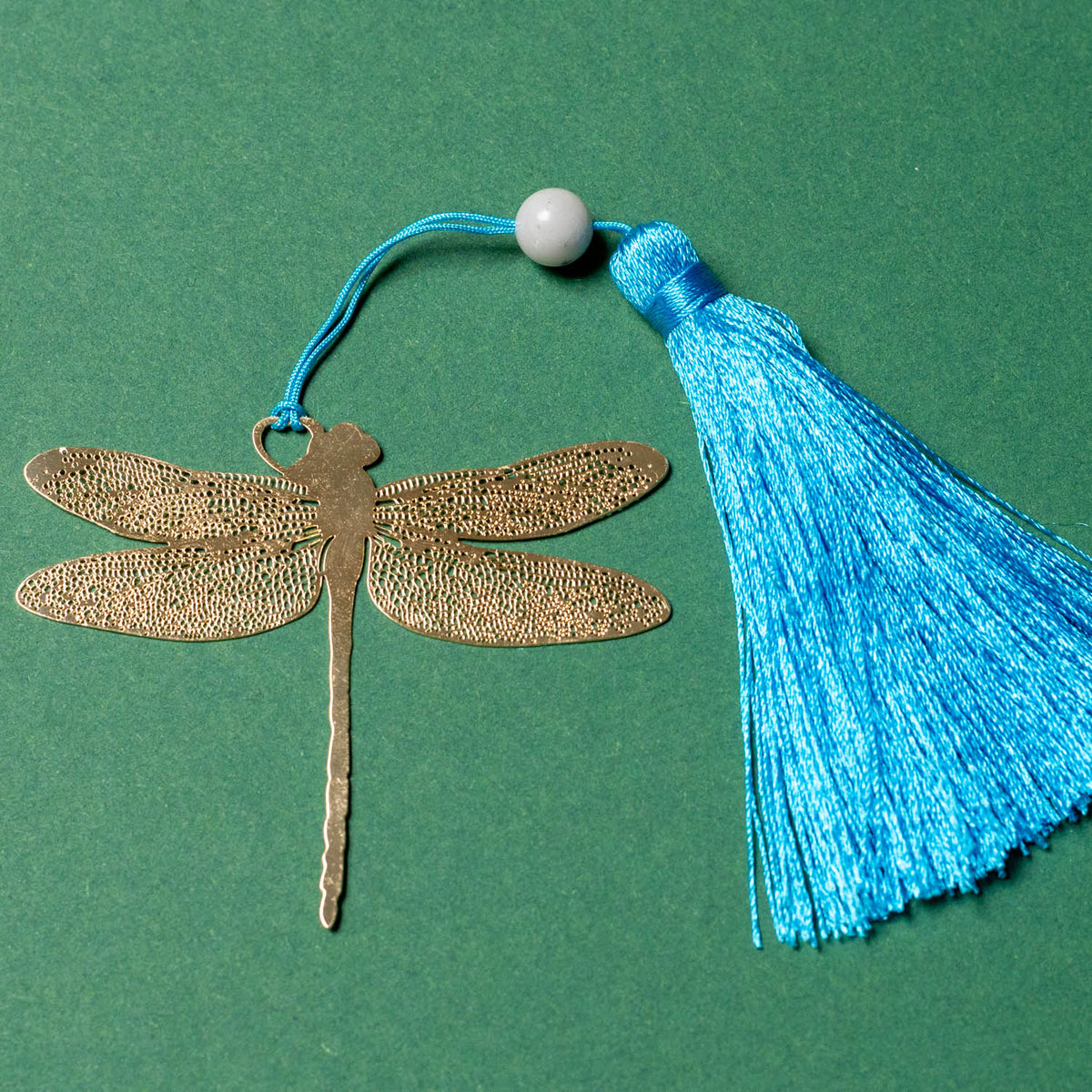Lesezeichen aus Metall - Libelle, Eule oder Ginkgo