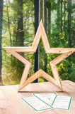 Großer Stern aus Holz