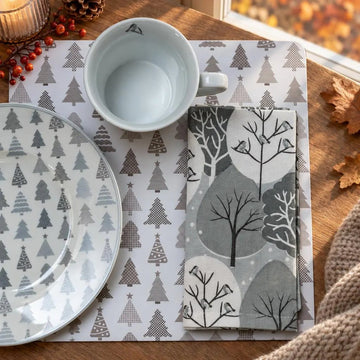 Frühstücks-Set mit Baummotiv
