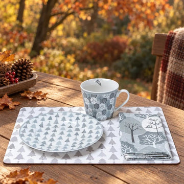 Frühstücks-Set mit Baummotiv