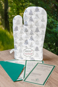 Ofenhandschuh Waldmotiv