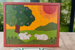 Puzzle Schafe auf der Weide