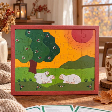 Puzzle Schafe auf der Weide