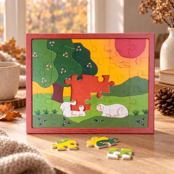 Puzzle Schafe auf der Weide