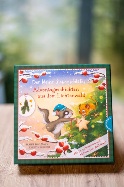 Adventskalender-Box vom kleinen Siebenschläfer