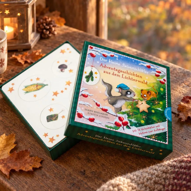 Adventskalender-Box vom kleinen Siebenschläfer