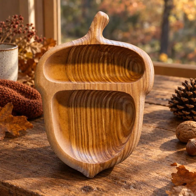 Handgefertigte Holzschale aus Esche