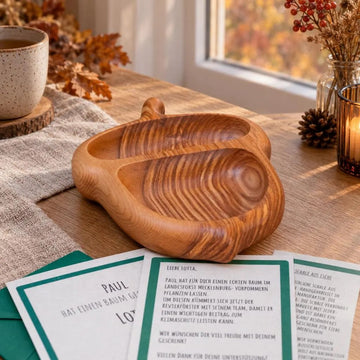 Handgefertigte Holzschale aus Esche