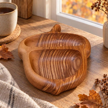 Handgefertigte Holzschale aus Esche