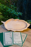 Handgefertigte Schale aus Buchenholz