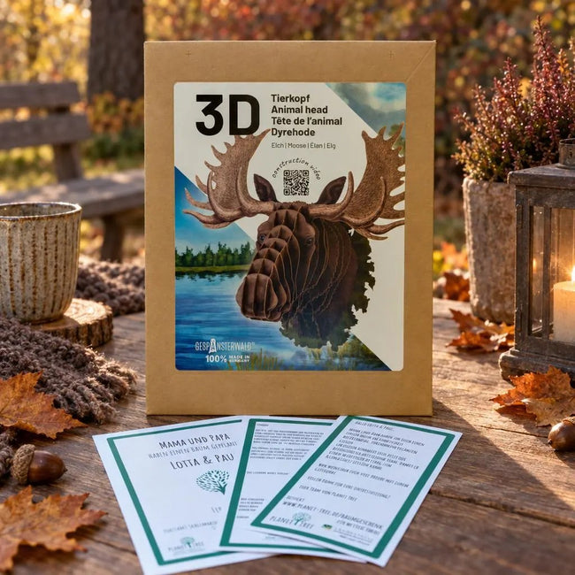 3D Tierkopf Elch