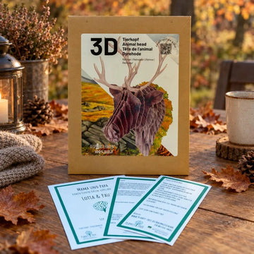 3D Tierkopf Rentier