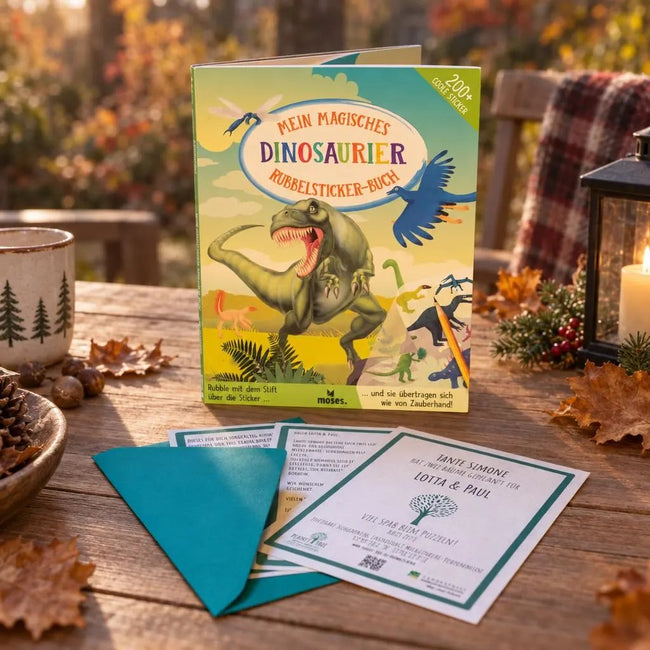 Mein magisches Dinosaurier Rubbelsticker-Buch