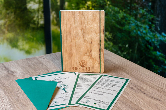 Notizbuch mit Kirschbaumcover