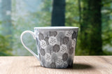 Tasse aus Porzellan "Wald"