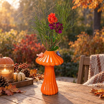 Dekorative Vase mit Vögelchen