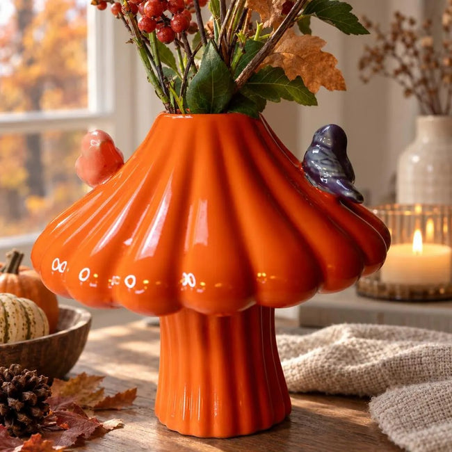 Dekorative Vase mit Vögelchen