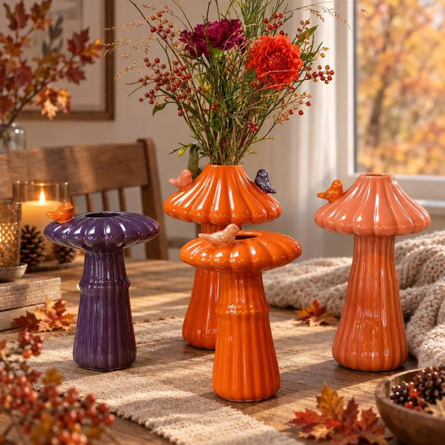 Dekorative Vase mit Vögelchen