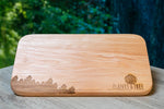 Planet Tree Frühstücksbrett aus Erlenholz